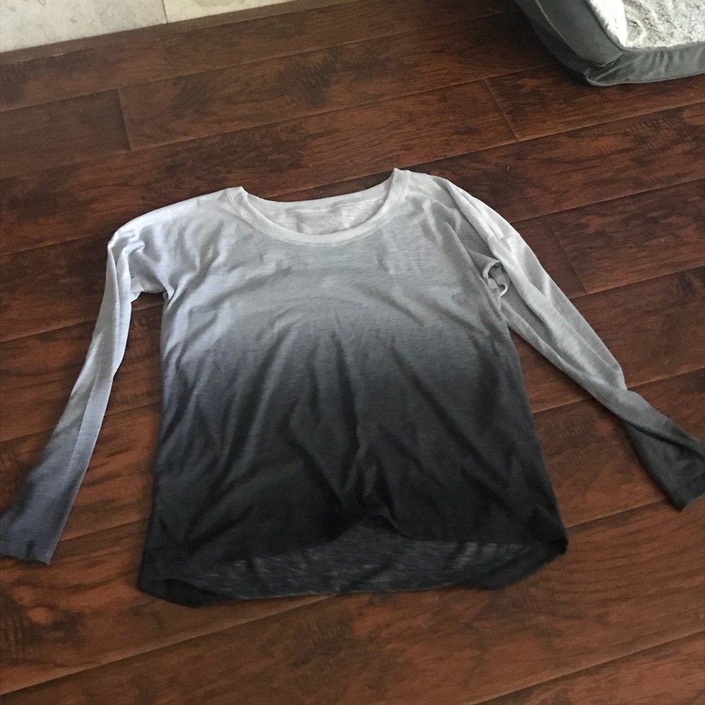 Ombré Long Sleeve Shirt